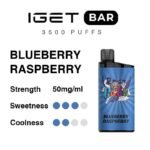 澳洲爆款熱銷 IGET Bar 3500 Puffs 拋棄式/一次性電子煙 - Image 5