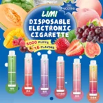 Taiwan Spot LIMI 8000 Mouth Luminous Disposable Electronic Cigarette (Large Capacity/Rechargeable)