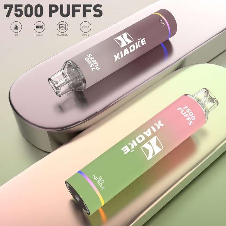 XIAOKE7500 Mouth Disposable Electronic Cigarettes-Main Image 1 台灣現貨 梟客XIAOKE 7500口大容量一次性拋棄式電子煙 - Image 1